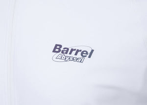 Barrel Mens Abyssal ZipUp Rashguard-WHITE - Rashguards | BARREL HK