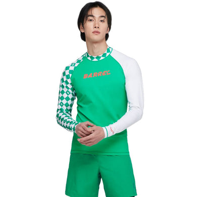 Barrel Mens Move Pattern Rashguard-GREEN - Rashguards | BARREL HK