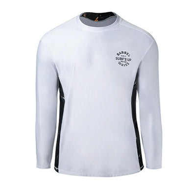 BARREL Mens Surfers Rashguard-WHITE - S / White - Rashguards | BARREL HK