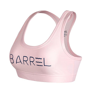 Barrel Womens Big Logo Pattern Bra Top-BRIGHT PINK - Sports Bras | BARREL HK