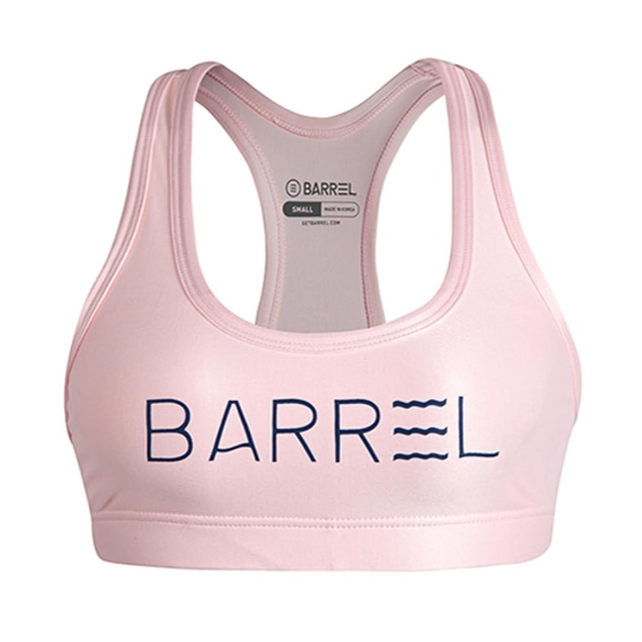 Barrel Womens Big Logo Pattern Bra Top-BRIGHT PINK - S / Bright Pink - Sports Bras | BARREL HK