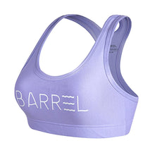 Load image into Gallery viewer, Barrel Womens Big Logo Pattern Bra Top-PALE PURPLE - Sports Bras | BARREL HK