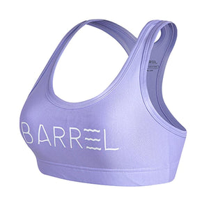 Barrel Womens Big Logo Pattern Bra Top-PALE PURPLE - Sports Bras | BARREL HK