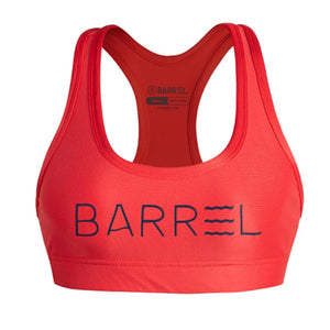 Barrel Womens Big Logo Bra Top-TOMATO - S / Tomato - Sports Bras | BARREL HK