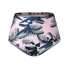 Load image into Gallery viewer, Barrel Womens High Waist Bikini Pantie-PINK LEAF - S / Pink Leaf - Bikini Pants | BARREL HK