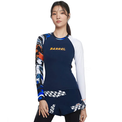 Barrel Womens Move Pattern Rashguard-OCEAN - Rashguards | BARREL HK