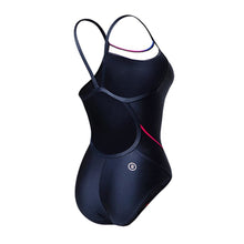 Load image into Gallery viewer, Barrel Womens Racing Fit Halfmoon V-Back Strap Swimsuit-DEEP NAVY - Swimsuits | BARREL HK