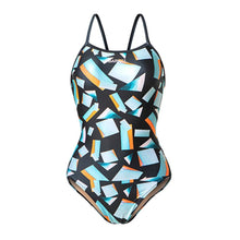 Load image into Gallery viewer, Barrel Womens Racing Fit Pattern V-Back Strap Swimsuit-MINT MIRROR - XS / Mint - Swimsuits | BARREL HK