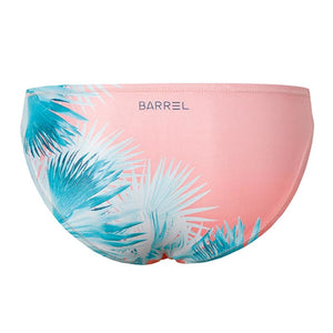 Barrel Womens Tropic Activikini Pantie-PEACH PALM - Bikini Pants | BARREL HK