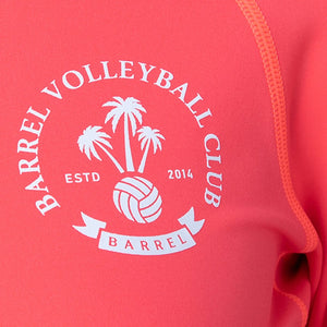 Barrel Womens Volley Zip Up Rashguard-RED - Rashguards | BARREL HK
